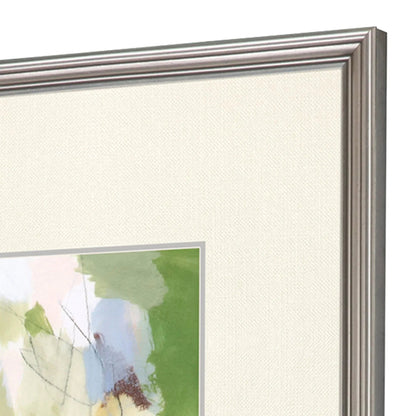 Verdure Wood Frame Green Canvas Art 4PC