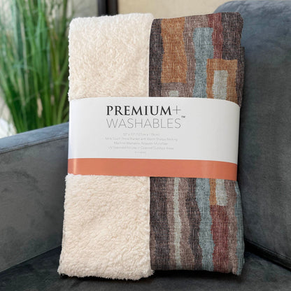 Vertical Bars 50" x 70" Throw Blanket -- view 4
