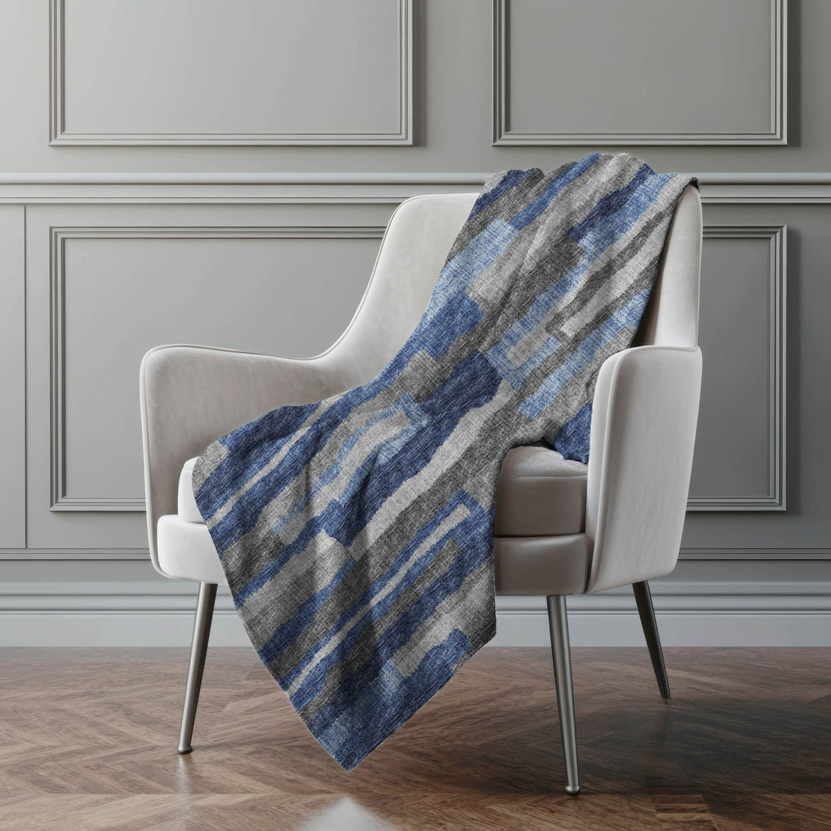 Vertical Bars 50" x 70" Throw Blanket -- view 6