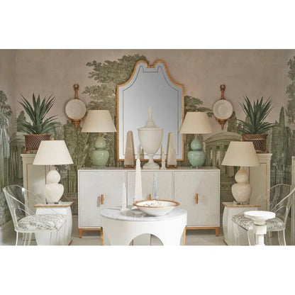 Victoria Hall Metalic Gold Framed Wall Mirror - LOOMLAN - Chelsea House - Wall Mirrors