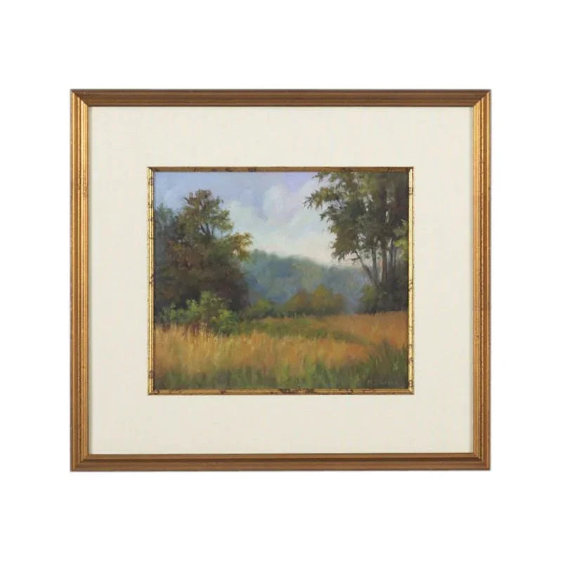 View From Grailville Antique Gold Framed Artwork-Framed Wall Art-Chelsea House-LOOMLAN
