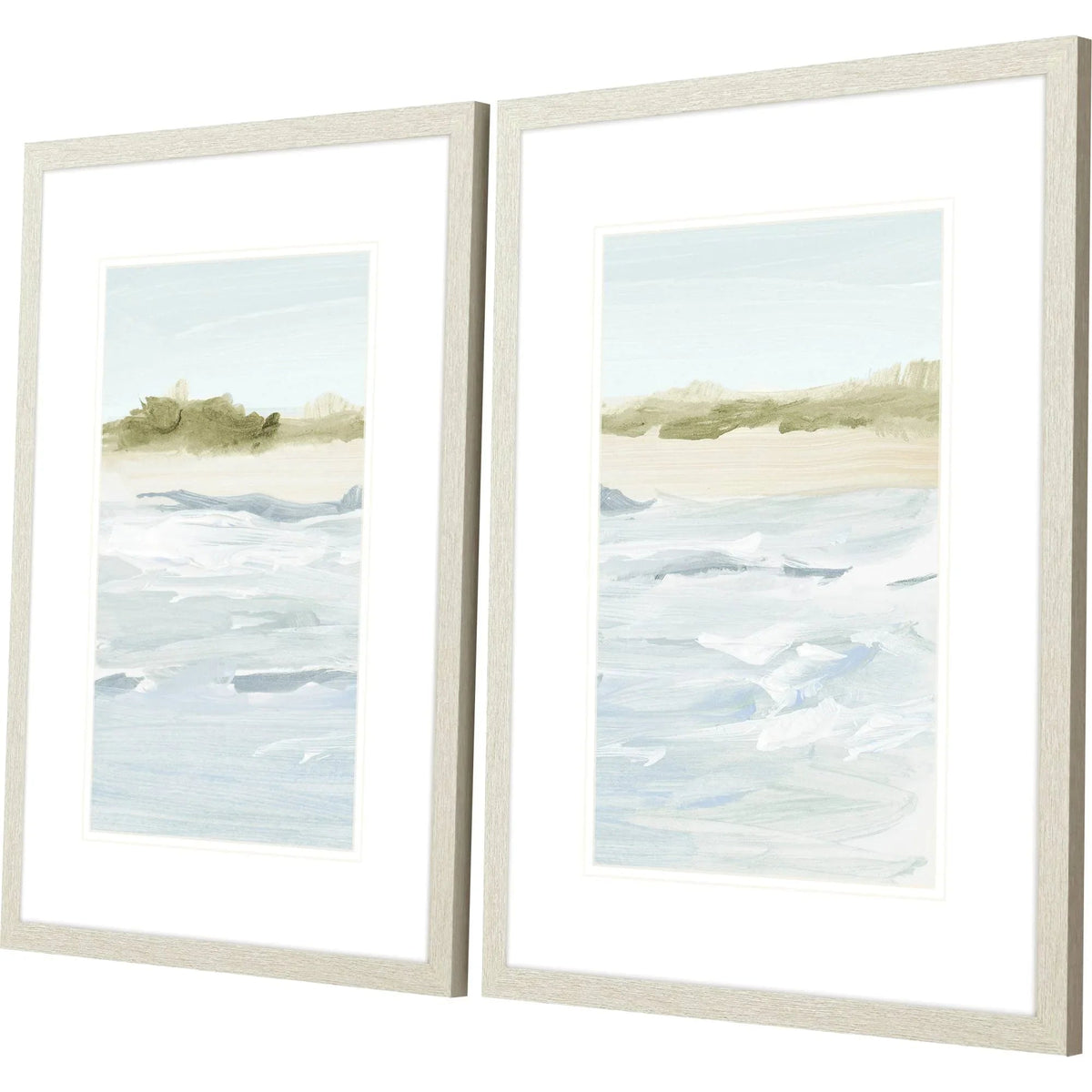 View of the Shore Blue Framed Wall Art 2PC -- view 3