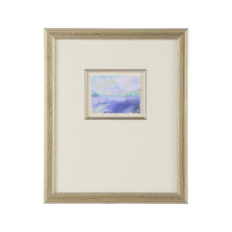 Views Of South France Silver Leaf Framed Artwork-Framed Wall Art-Chelsea House-South France II-LOOMLAN