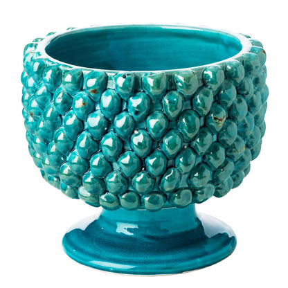 Vinci Pine Cone Ceramic Outdoor Planter