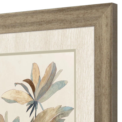 Vintage Tropics II Blue Canvas Art