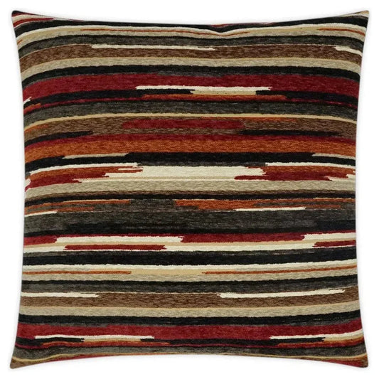 Vivid Cayenne Western Chic Red Large Throw Pillow - LOOMLAN - D.V. Kap - Throw Pillows