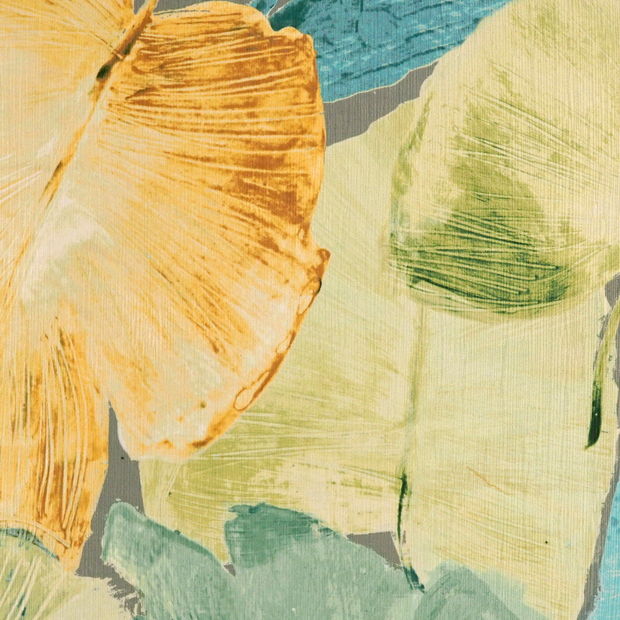 Waimea Floral Design Throw Pillow