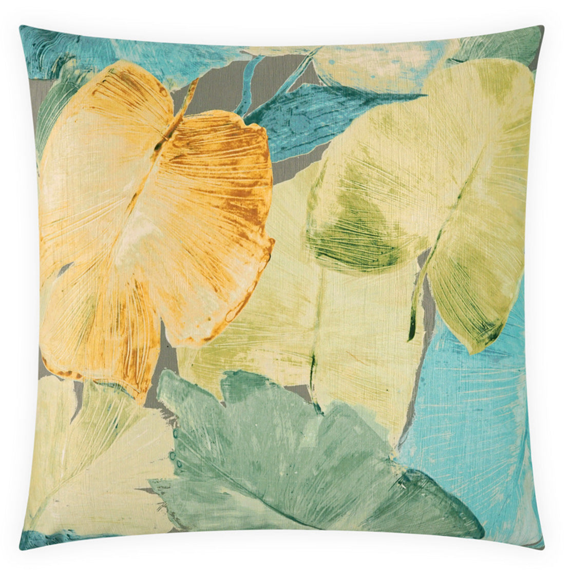 Waimea Floral Design Throw Pillow