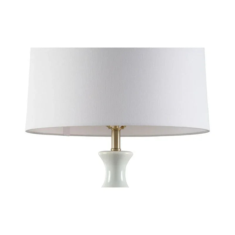 Waterspout Blue Ceramic Made Table Lamp - LOOMLAN - Wildwood - Table Lamps