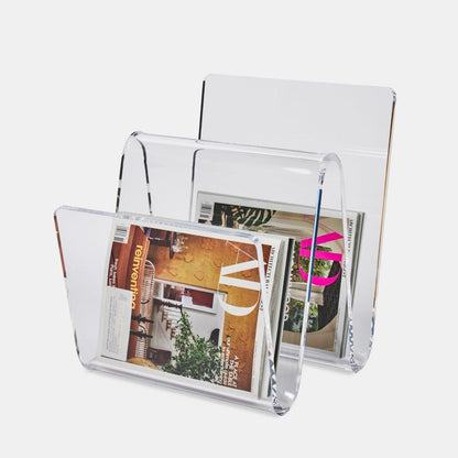 Waverly Clear Acrylic Magazine Rack