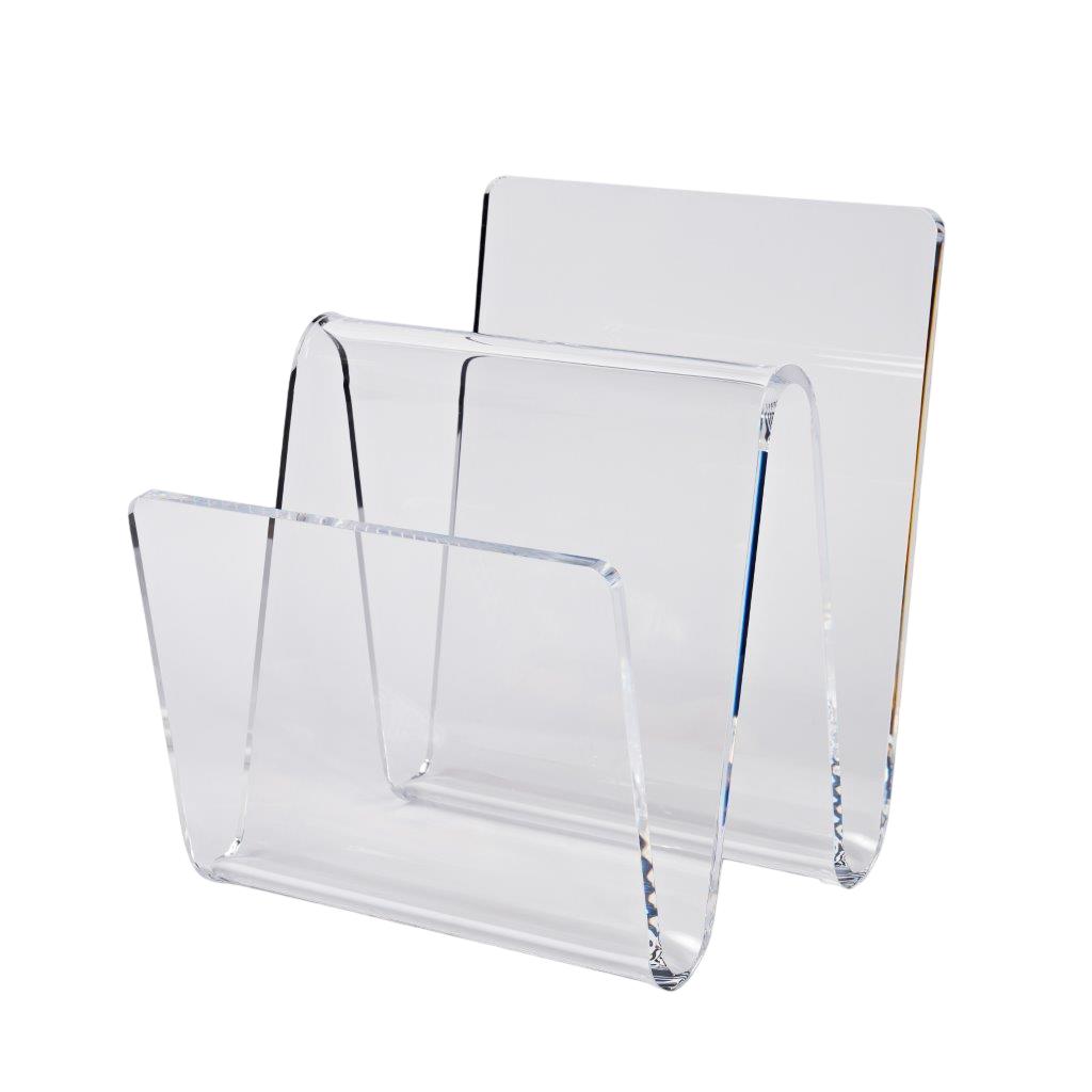 Waverly Clear Acrylic Magazine Rack