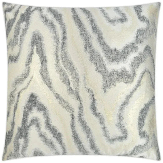 Waves Charcoal Grey Throw Pillow With Insert - LOOMLAN - D.V. Kap - Throw Pillows