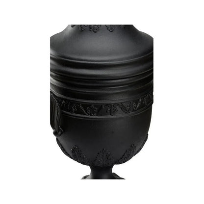 Wedgewood Matte Black Finish Urn - LOOMLAN - Chelsea House - Vases & Jars