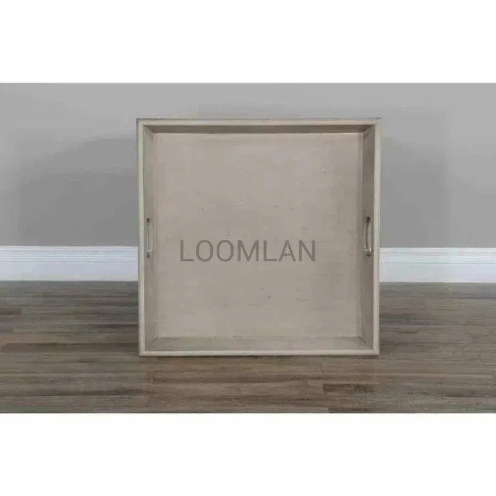 Westwood Taupe Ottoman Tray - LOOMLAN - Sunny D - Trays