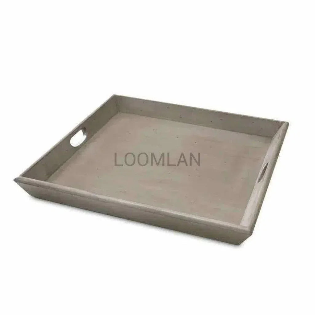 Westwood Taupe Ottoman Tray - LOOMLAN - Sunny D - Trays