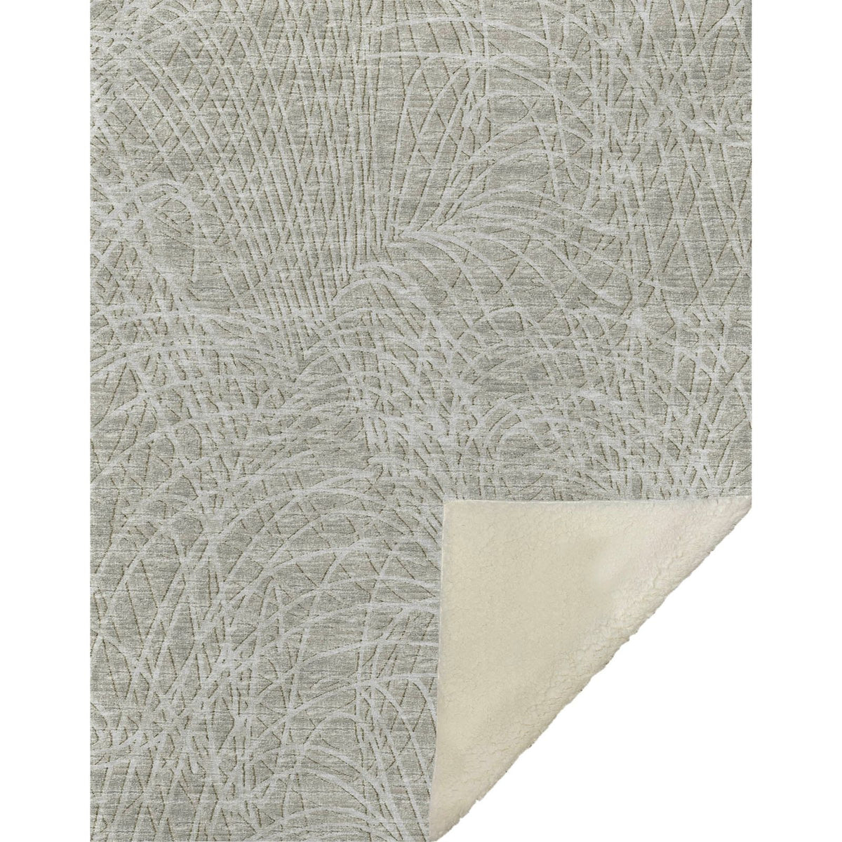 Whimsical Flowy Lines 50" x 70" Throw Blanket -- view 3