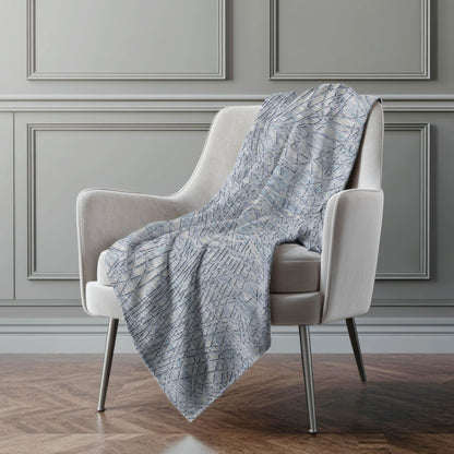 Whimsical Flowy Lines 50" x 70" Throw Blanket -- view 7