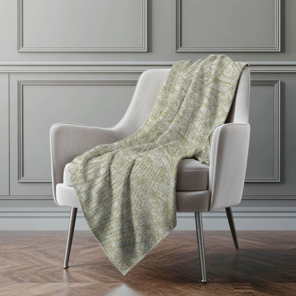 Whimsical Flowy Lines 50" x 70" Throw Blanket -- view 6