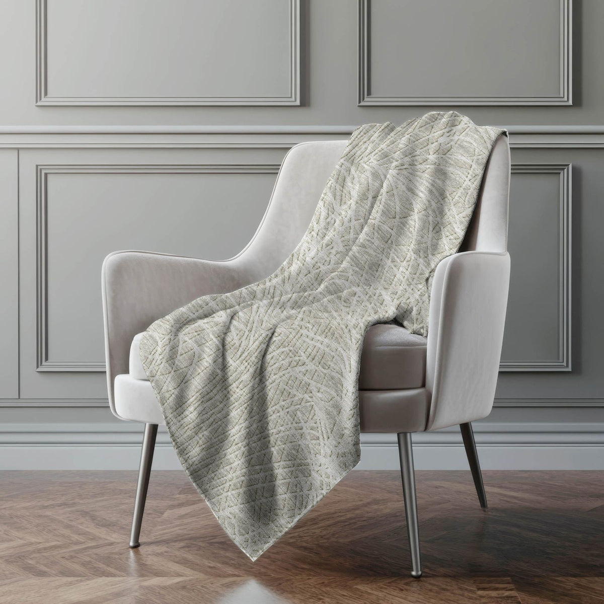 Whimsical Flowy Lines 50" x 70" Throw Blanket