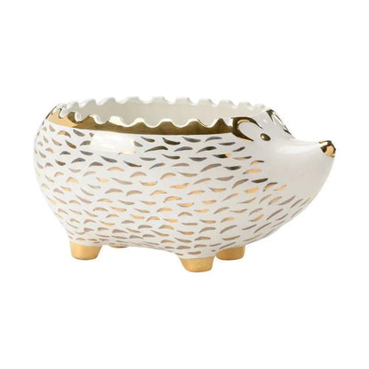 Whimsical Hedgehog Shaped Ceramic Bowl - LOOMLAN - Boxes & Bowls