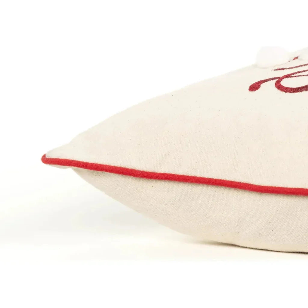 White Christmas Decorative Throw Pillows - LOOMLAN - LOOMLAN - Throw Pillows