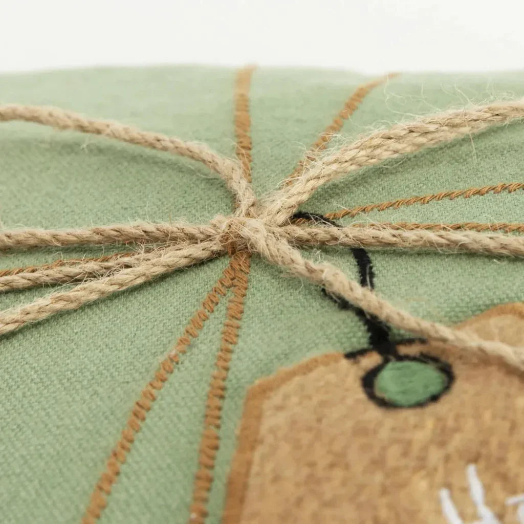 White Christmas Lumbar Pillow Green - LOOMLAN - LOOMLAN - Throw Pillows