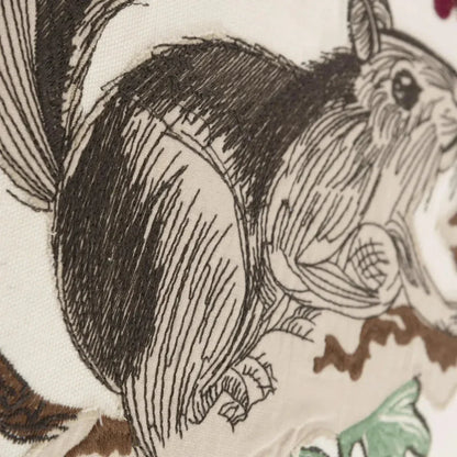 White Christmas Throw Pillow Down Insert Luna - LOOMLAN - LOOMLAN - Throw Pillows