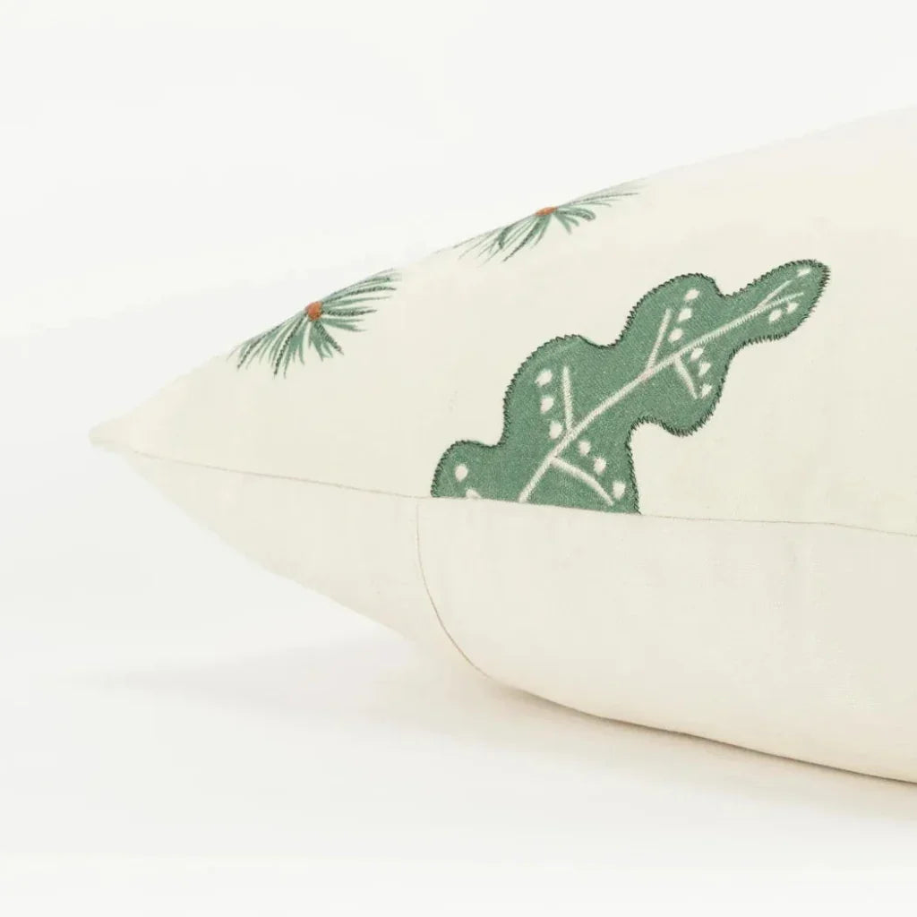 White Christmas Throw Pillow Woodland Fox - LOOMLAN - LOOMLAN - Throw Pillows