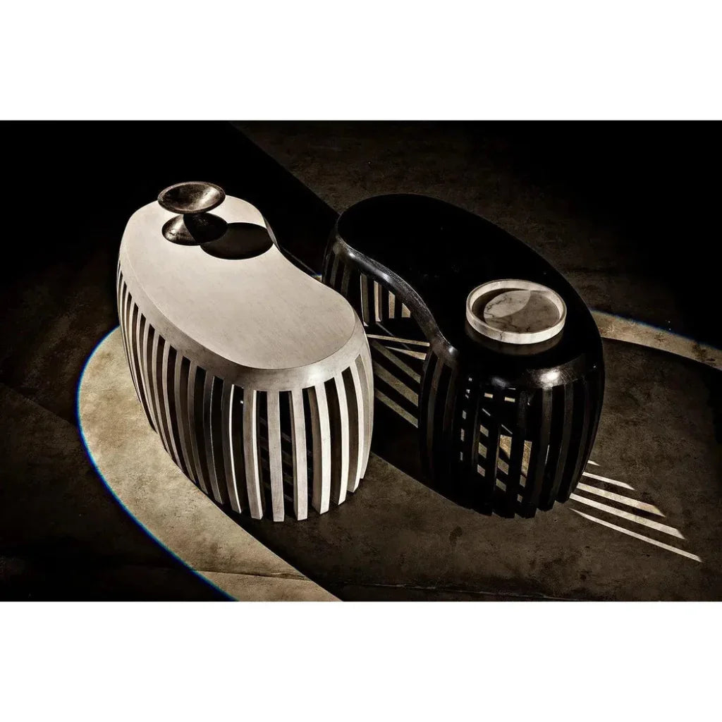 White Round Marble Tray