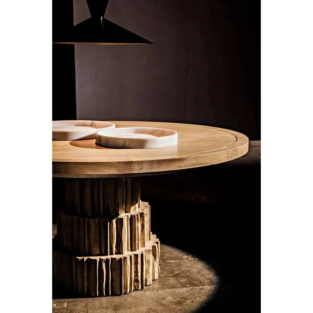 White Round Marble Tray