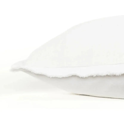 White Skye Words Decorative Pillows Down Insert - LOOMLAN - LOOMLAN - Throw Pillows