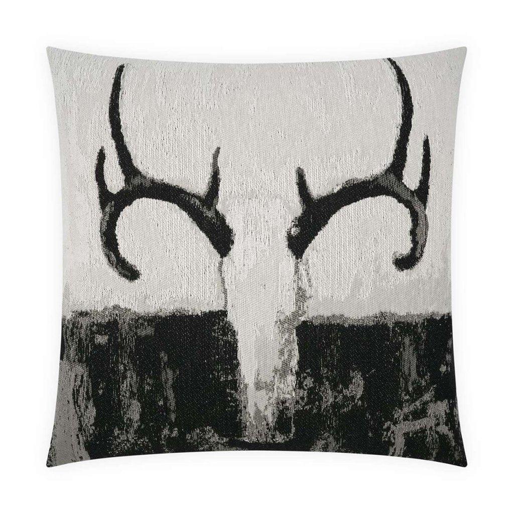 White Tail Handmade Cotton Throw Pillow - LOOMLAN - D.V. Kap - Throw Pillows