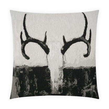 White Tail Handmade Cotton Throw Pillow - LOOMLAN - D.V. Kap - Throw Pillows