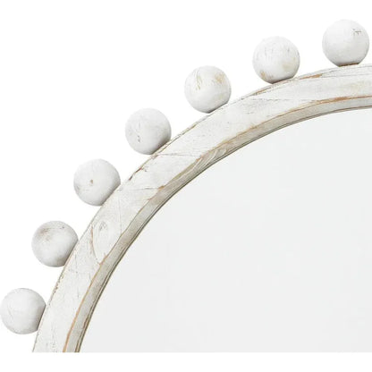 White Washed Fir Wood Brighton Wall Mirror - LOOMLAN - Jamie Young - Wall Mirrors