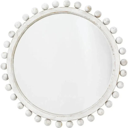 White Washed Fir Wood Brighton Wall Mirror - LOOMLAN - Jamie Young - Wall Mirrors