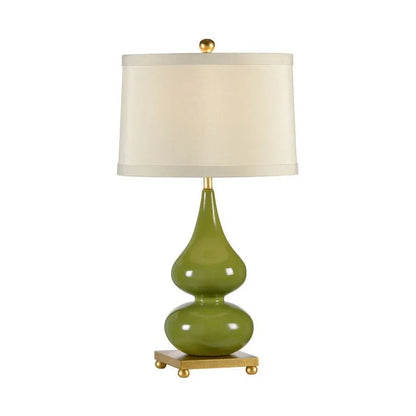 Whitney Glazed Ceramic Table Lamp - LOOMLAN - Wildwood - Table Lamps