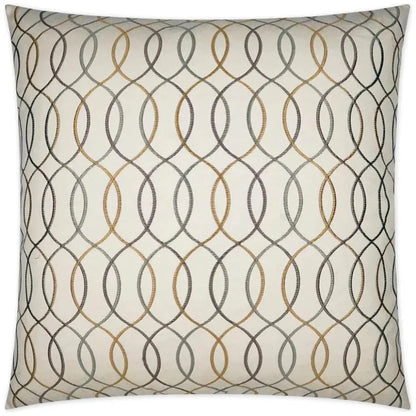 Whitney Off - White Throw Pillow With Insert - LOOMLAN - D.V. Kap - Throw Pillows