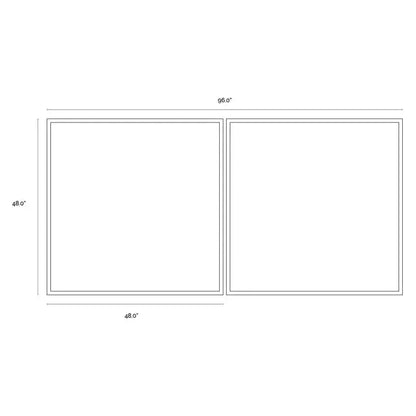 Wild Ones Gold Floater Framed Wall Art 2PC-Framed Wall Art-SUNPAN-LOOMLAN