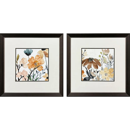 Wildflower Square Multi Canvas Art 2PC