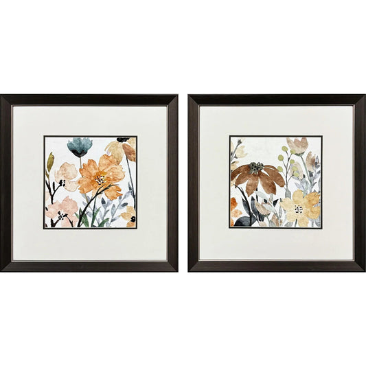 Wildflower Square Multi Canvas Art 2PC