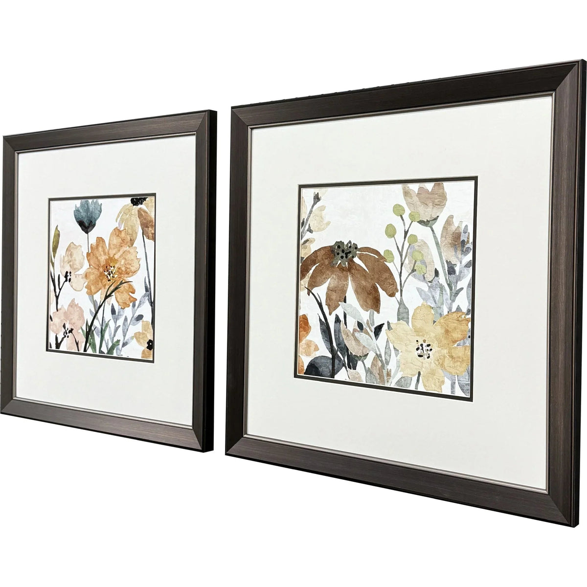 Wildflower Square Multi Framed Wall Art 2PC -- view 3