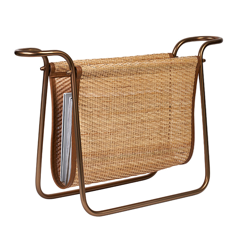 Willow Handwoven Rattan Magazine Rack