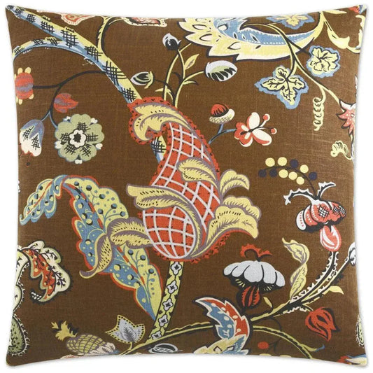 Wilmington Chocolate Brown Throw Pillow Insert - LOOMLAN - D.V. Kap - Throw Pillows
