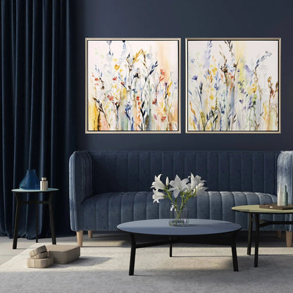 Window Art I Blue Canvas Art