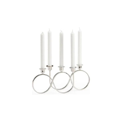 Windsor Candlestick Brass Made Five Candleholder - LOOMLAN - Chelsea House - Candle Holders