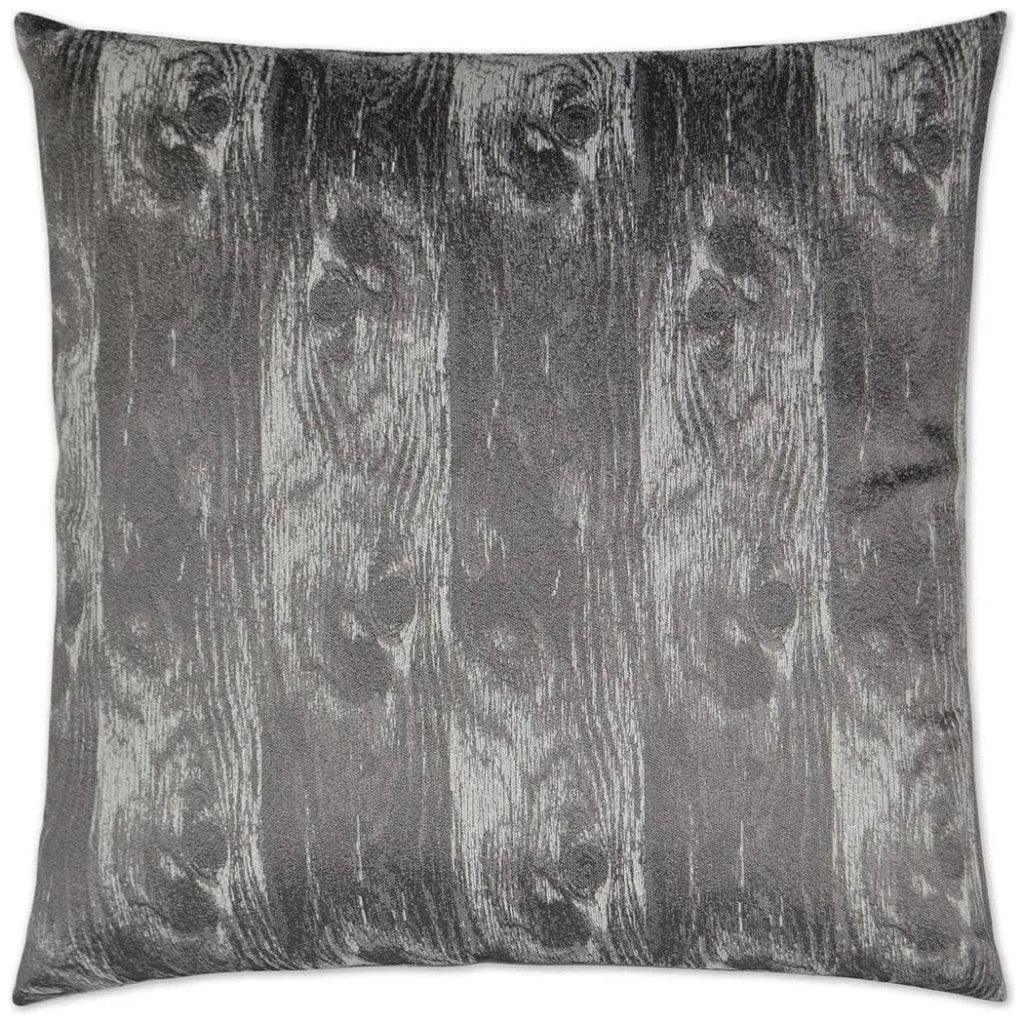 Woodgrain Ash Grey Throw Pillow With Insert - LOOMLAN - D.V. Kap - Throw Pillows