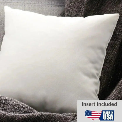 Wooly Bully Snow Stripes White Grey Large Throw Pillow - LOOMLAN - D.V. Kap - Throw Pillows
