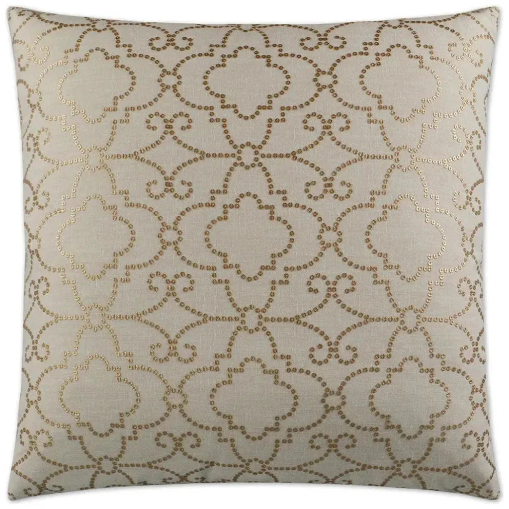 Wow Factor Gilt Brown Throw Pillow Insert - LOOMLAN - D.V. Kap - Throw Pillows