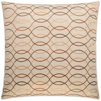 Wynn Copper Throw Pillow With Insert - LOOMLAN - D.V. Kap - Throw Pillows
