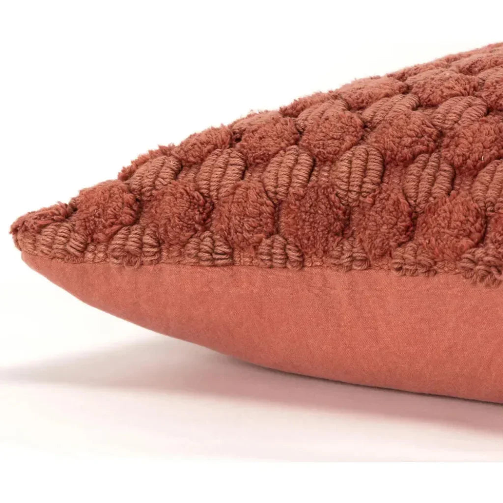 Xena Textured Couch Pillows With Dawn Insert - LOOMLAN - LOOMLAN - Throw Pillows